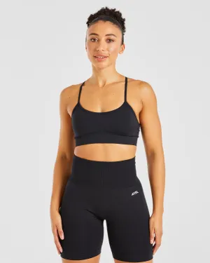 Empower Seamless Sports Bra - Black