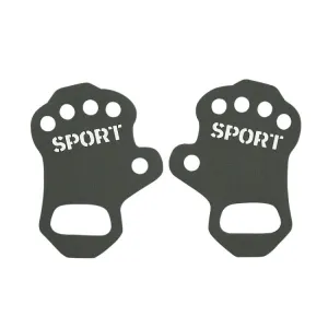 1pair Thin Sports Fitness Anti-Wear And Anti-Slip Palm Protector, Color: M Gray