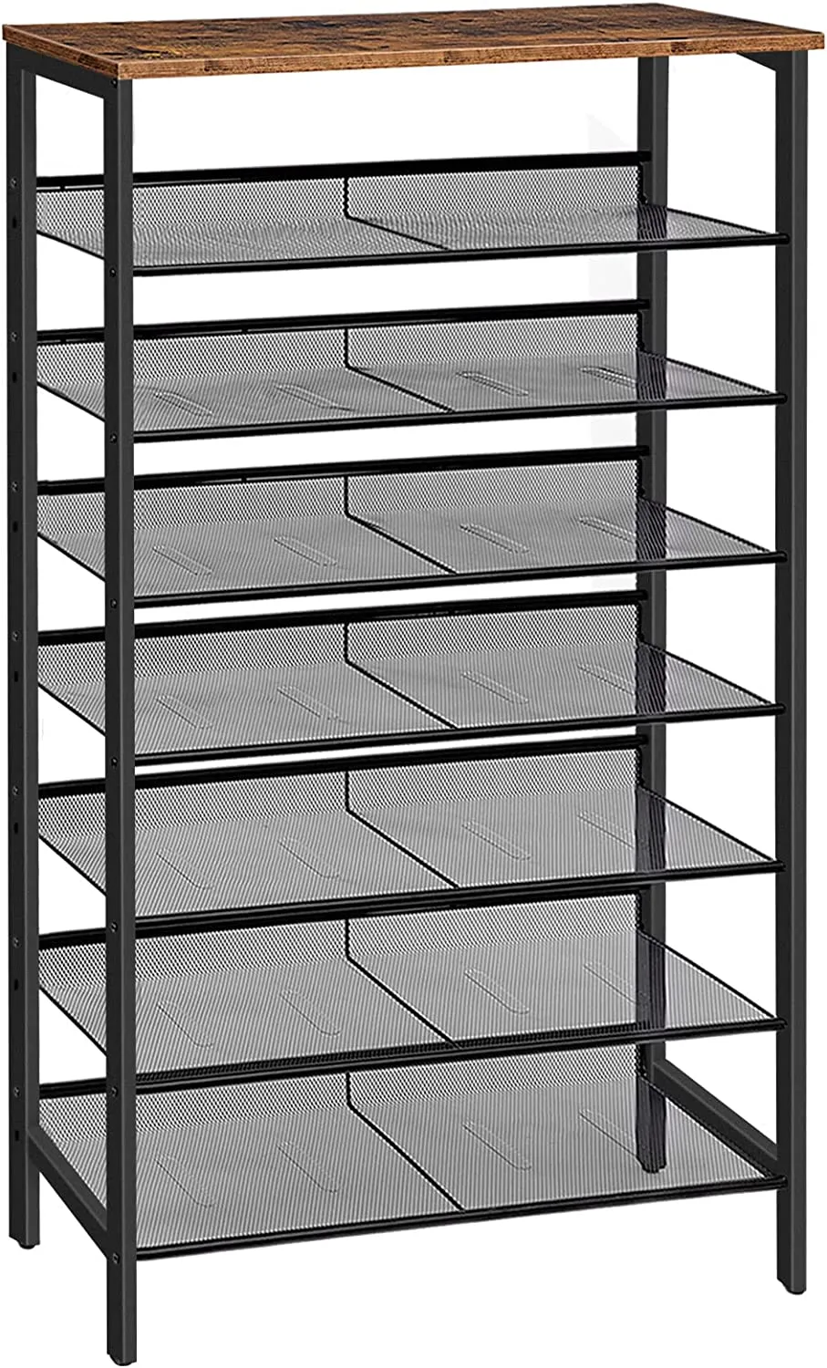 8-Tier Shoe Rack, Large Capacity Shoe Shelf, Stable and Sturdy, Shoe Storage Organizer