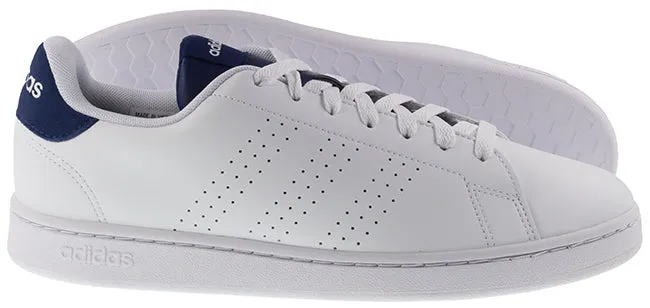 Adidas Mens Advantage White Dark Blue