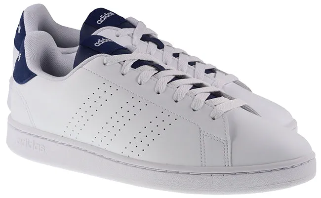 Adidas Mens Advantage White Dark Blue