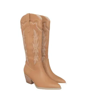 Ainsley - Embroidered Cowboy Boot