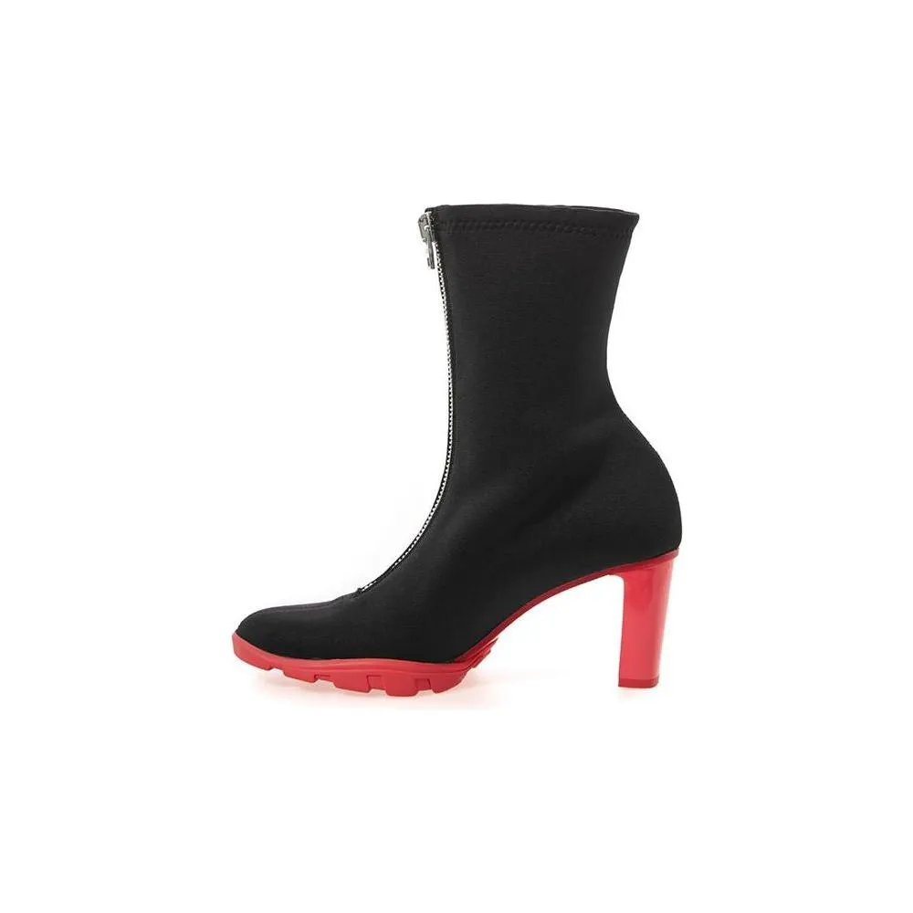 Alexander McQueen Black Neoprene Boot