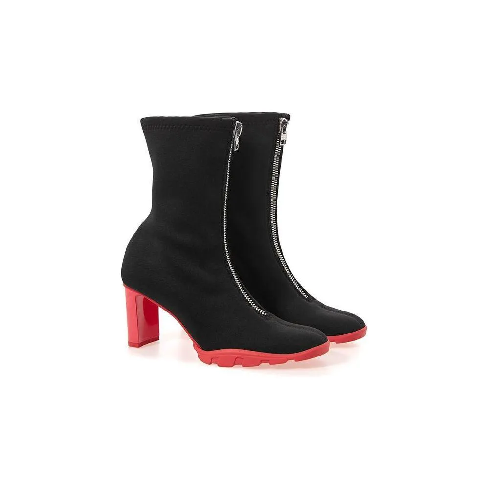 Alexander McQueen Black Neoprene Boot