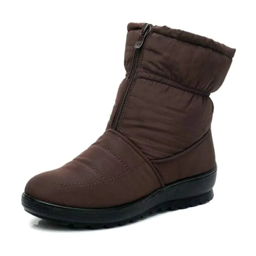 ALICIA™ WARM WATERPROOF ANKLE SNOW BOOTS