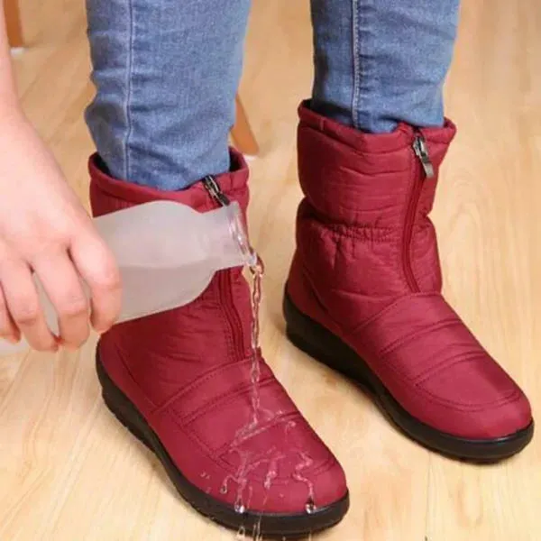 ALICIA™ WARM WATERPROOF ANKLE SNOW BOOTS