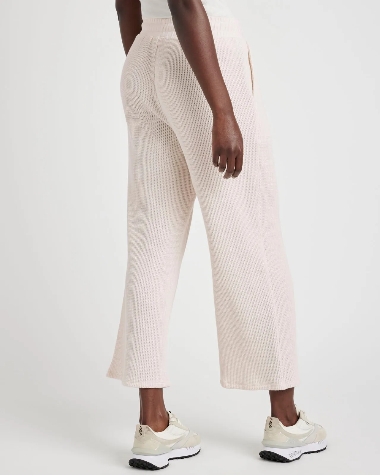 Alina Waffle Wide Leg Pant