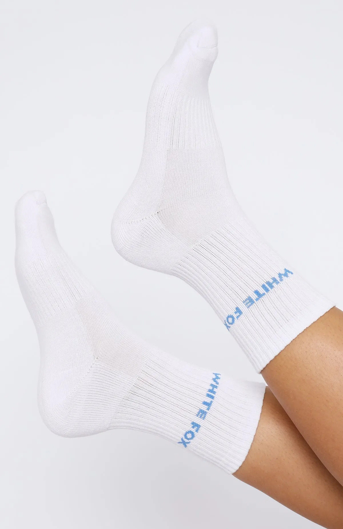 All For It Socks White/Blue