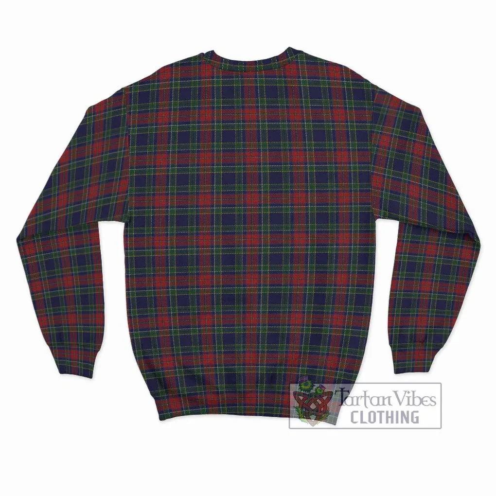 Allison Red Tartan Sweatshirt with Family Crest DNA In Me Style