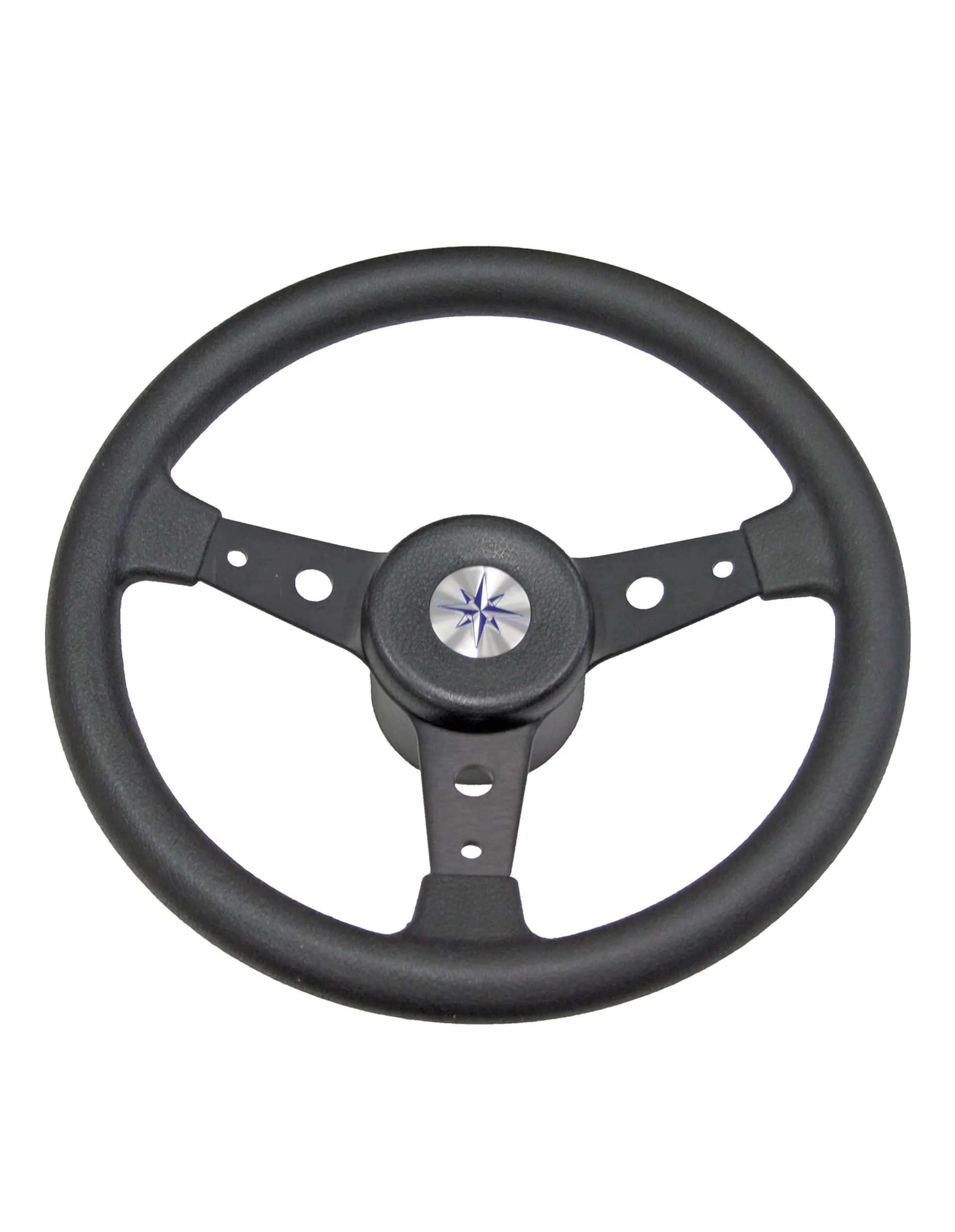 ALUMINUM 3 SPOKE "DELFINO" STEERING WHEEL