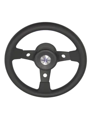 ALUMINUM 3 SPOKE "DELFINO" STEERING WHEEL