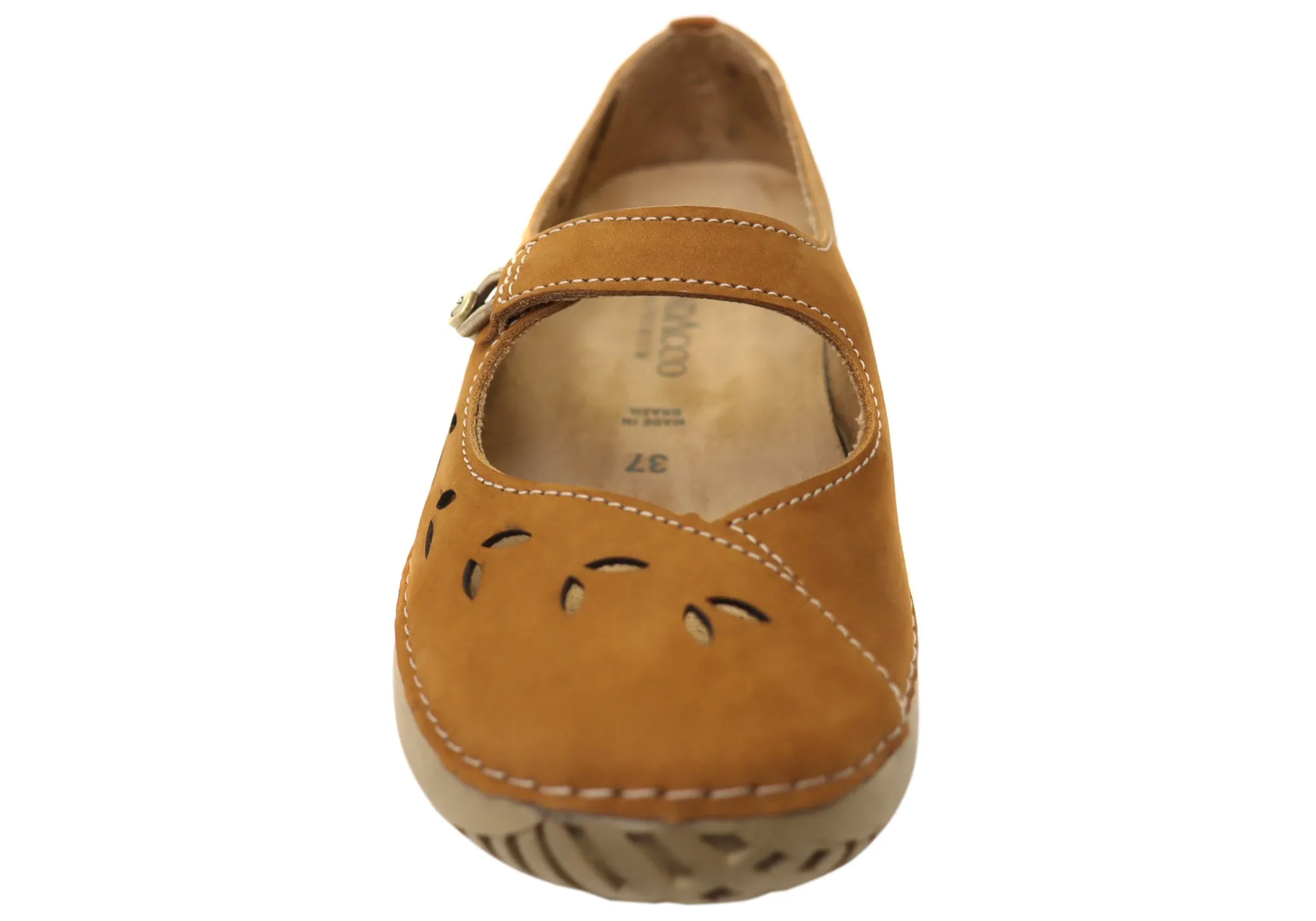 Andacco Kezia Womens Comfortable Leather Shoes Made In Brazil