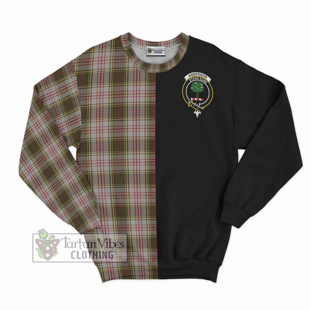 Anderson Dress Tartan Sweatshirt with Family Crest and Half Of Me Style