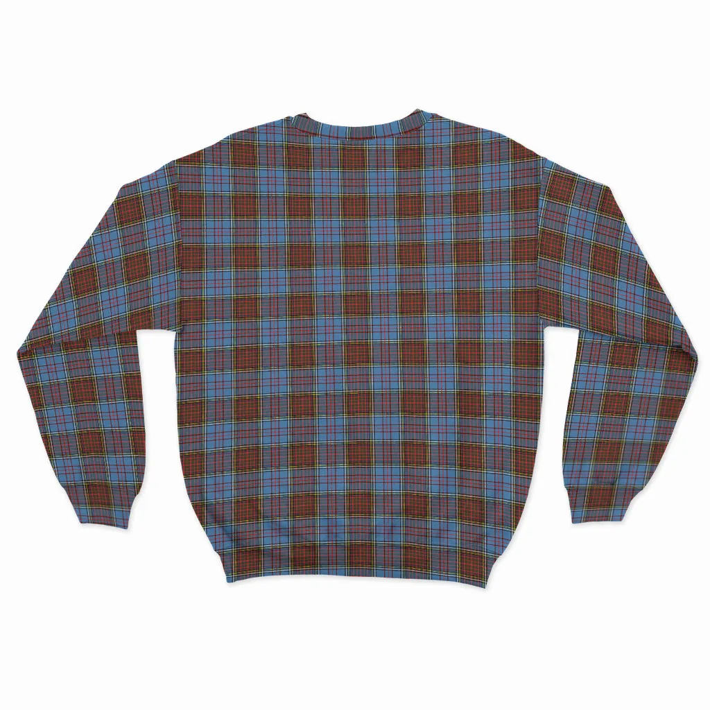 Anderson Modern Tartan Sweatshirt with Family Crest