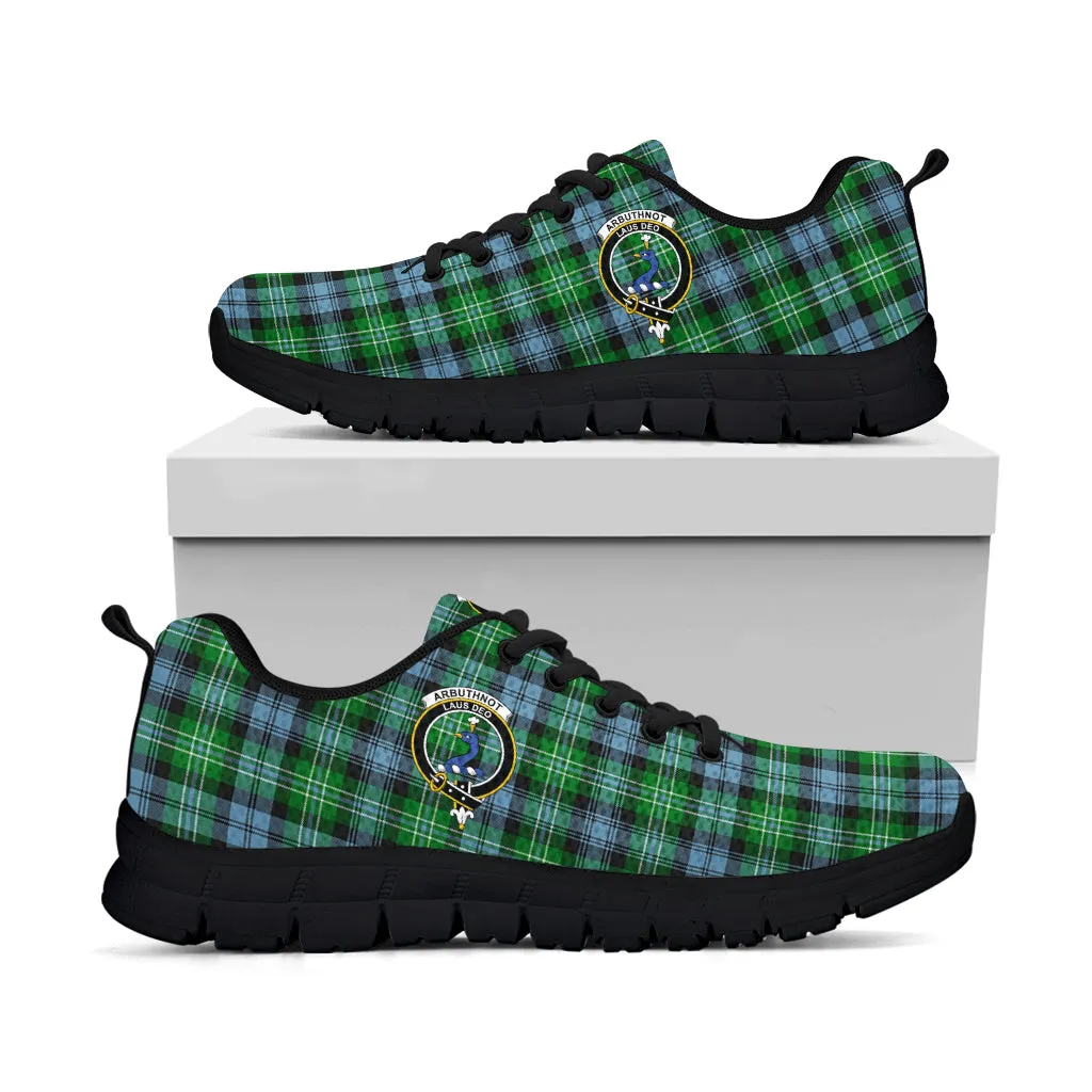 Arbuthnot Ancient Tartan Sneakers with Family Crest