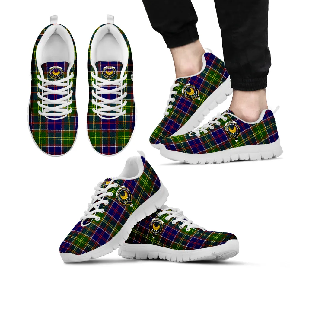 Arnott Tartan Sneakers with Family Crest