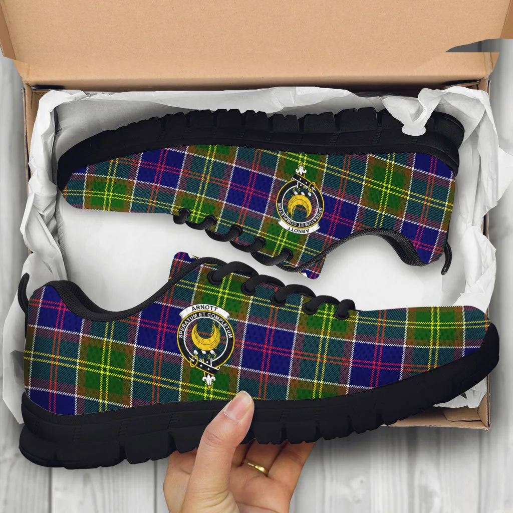 Arnott Tartan Sneakers with Family Crest