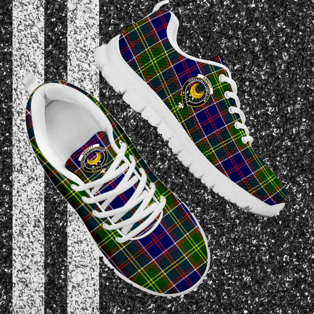 Arnott Tartan Sneakers with Family Crest