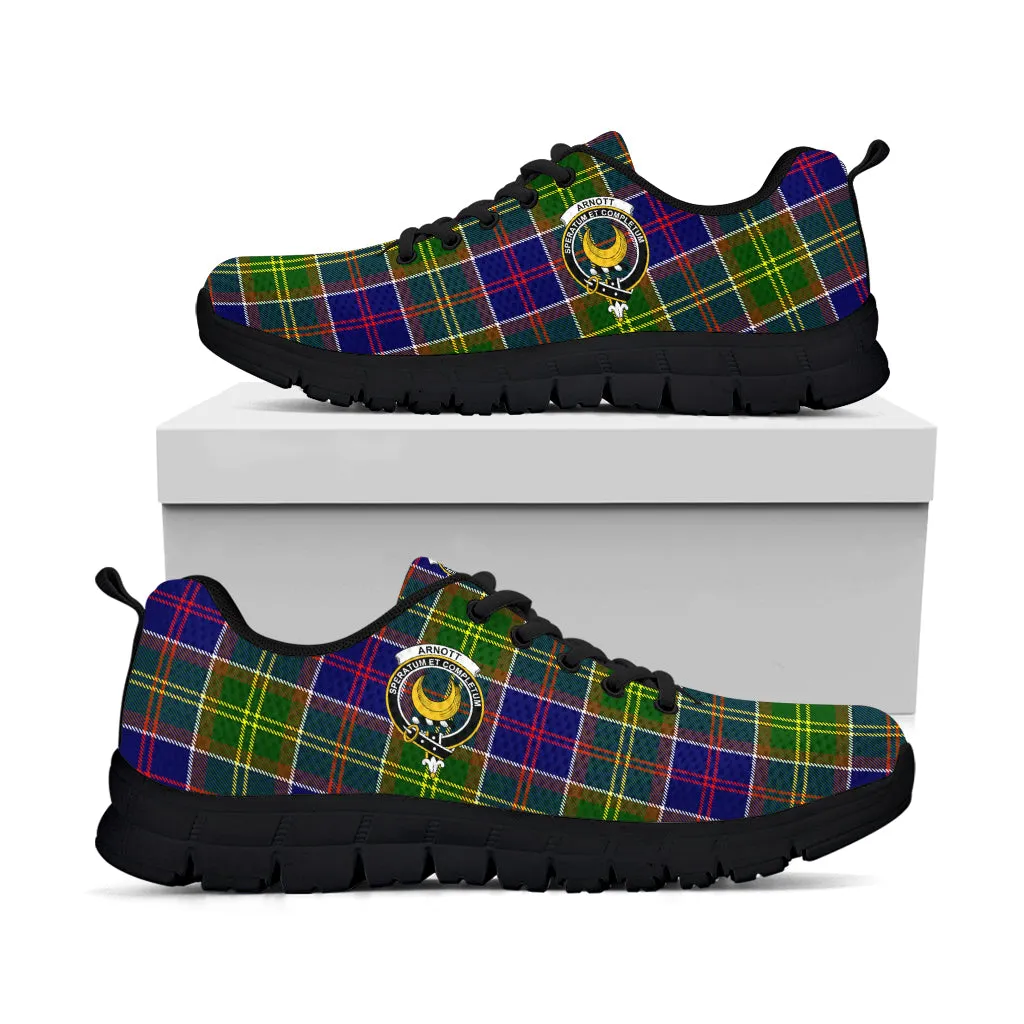 Arnott Tartan Sneakers with Family Crest