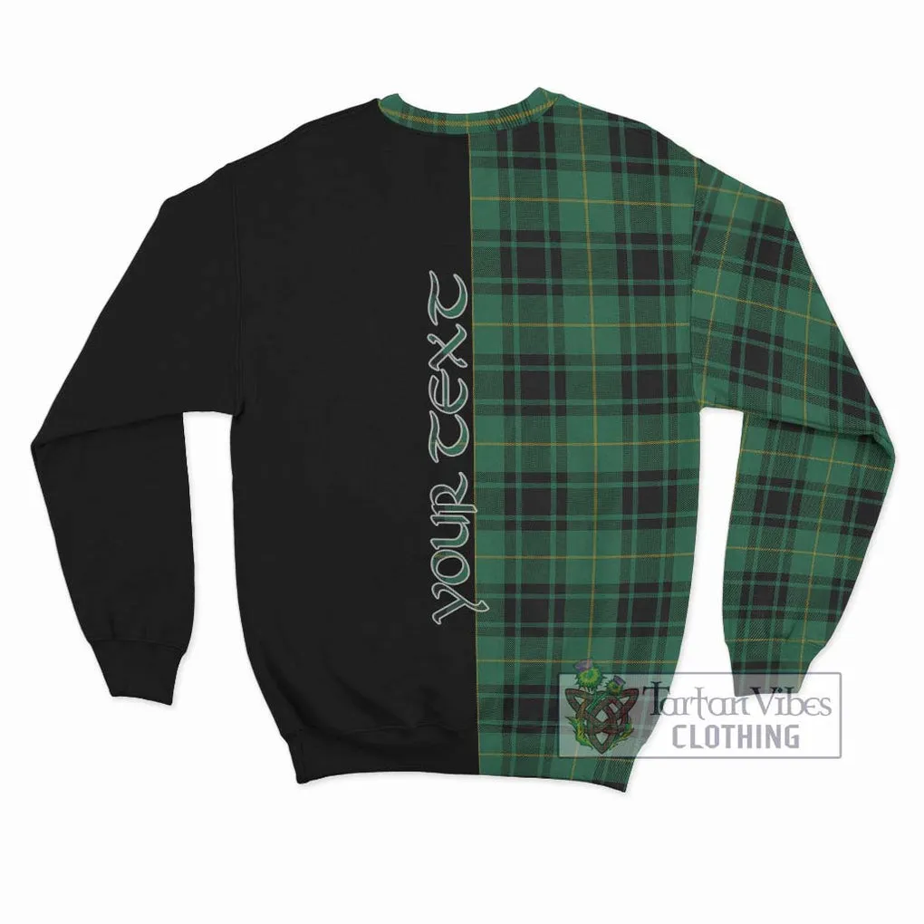 Arthur Ancient Tartan Sweatshirt with Family Crest and Half Of Me Style