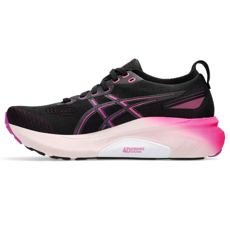 Asics Kayano 31 Women's Running Shoes Black/Bold Magenta AW24