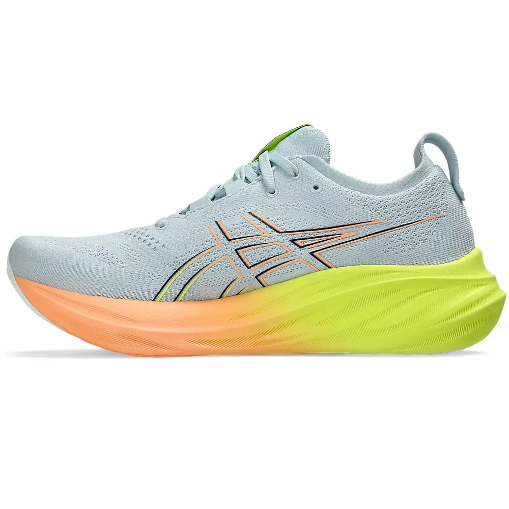 Asics Women's Gel-Nimbus 26 Paris Running Shoes Cool Grey / Safety Yellow