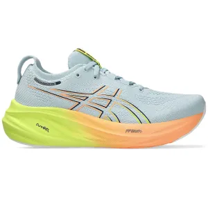 Asics Women's Gel-Nimbus 26 Paris Running Shoes Cool Grey / Safety Yellow