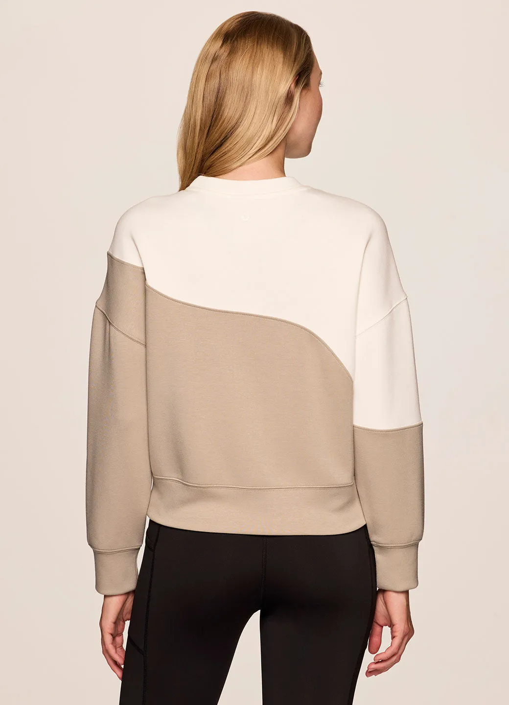 At Ease Two-Tone Sweatshirt