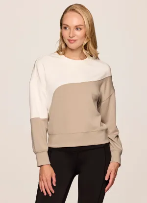 At Ease Two-Tone Sweatshirt