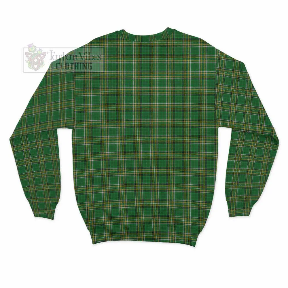 Atkinson Irish Clan Tartan Sweatshirt with Coat of Arms