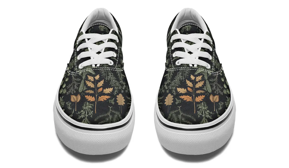 Autumn Memoir Street Sneakers - Premium Vegan Canvas Sneakers with Durable Waffle Soles