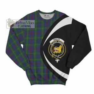 Bailey Tartan Sweatshirt with Family Crest Circle Style