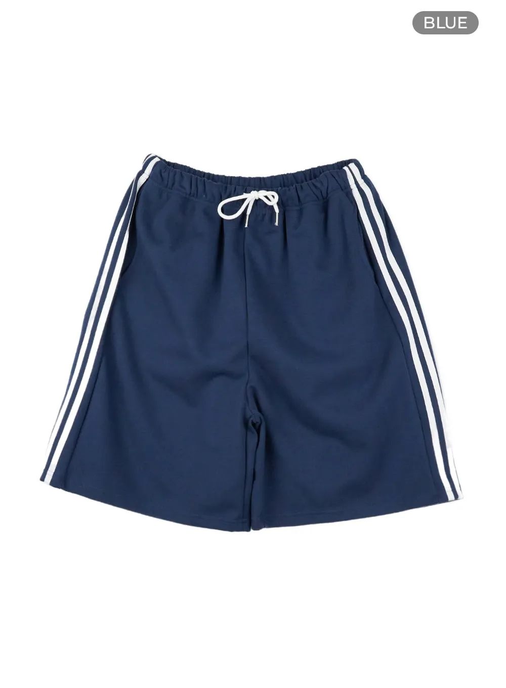 Banded Stripe Sweat Shorts IL419