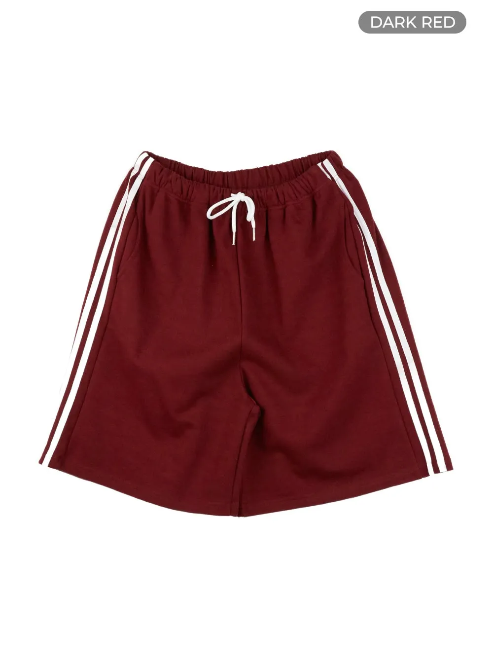 Banded Stripe Sweat Shorts IL419