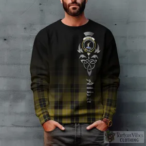 Barclay Dress Tartan Sweatshirt Featuring Alba Gu Brath Family Crest Celtic Inspired