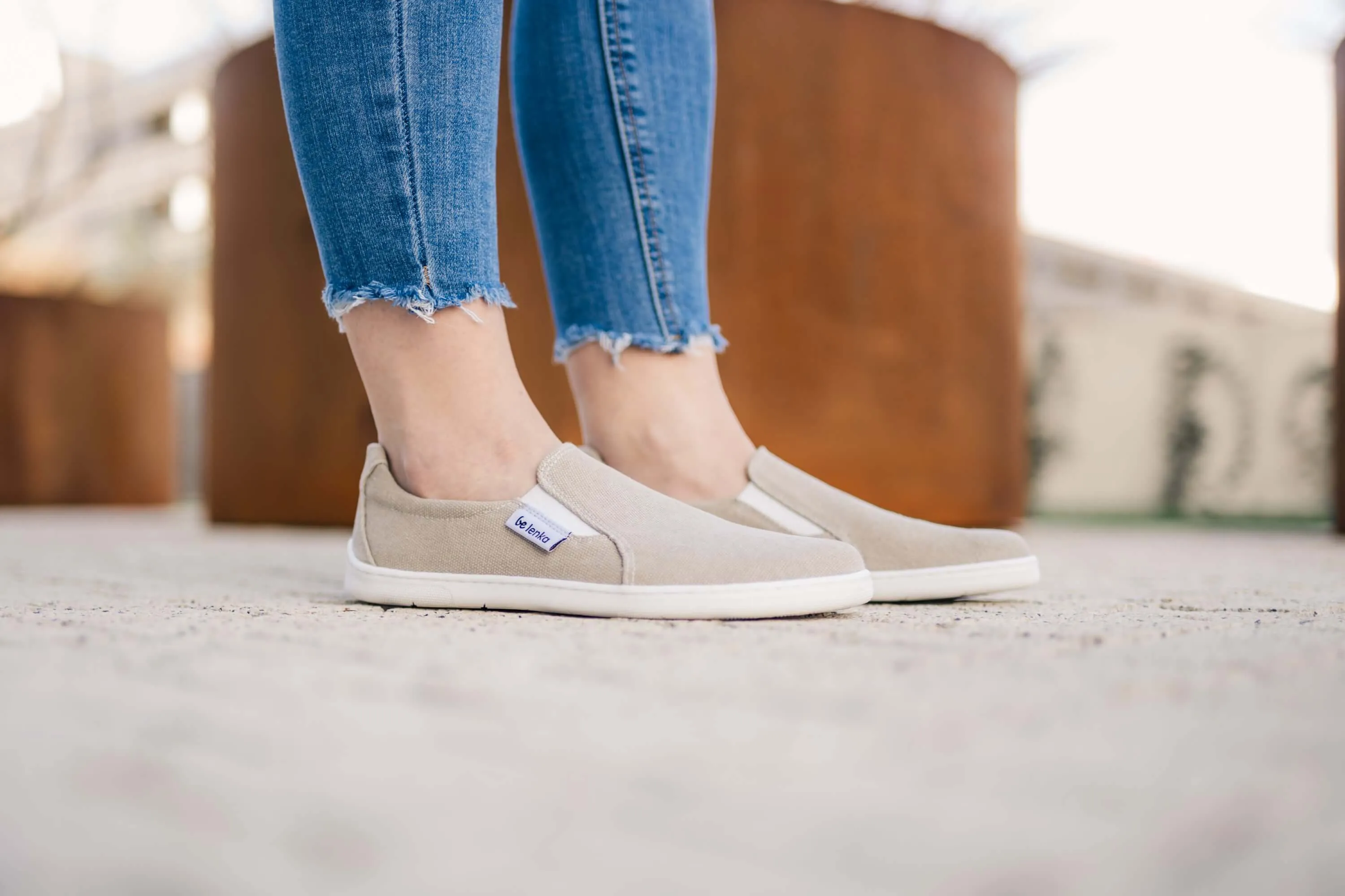 Barefoot Sneakers - Be Lenka Eazy Neo - Vegan - Sand