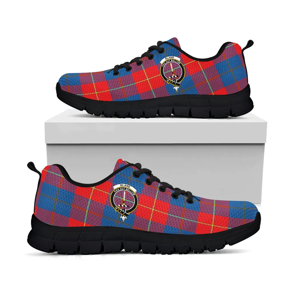 Blane Tartan Sneakers with Family Crest