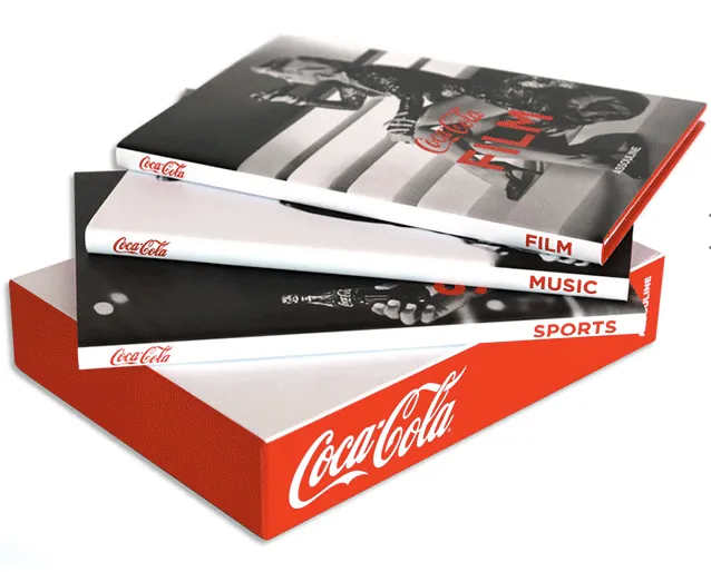 Book "Coca-Cola Set Of Three: Film, Music, Sports"