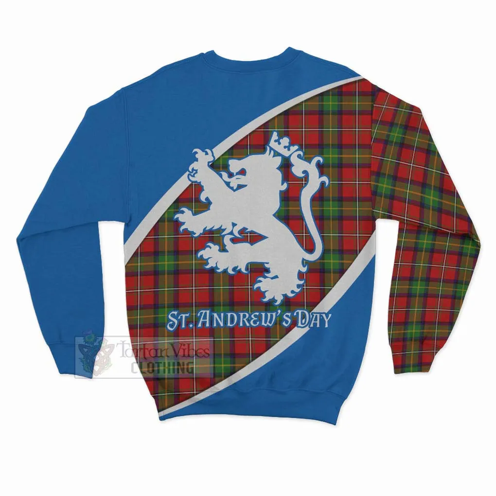 Boyd Family Crest Tartan Sweatshirt Celebrate Saint Andrew's Day in Style