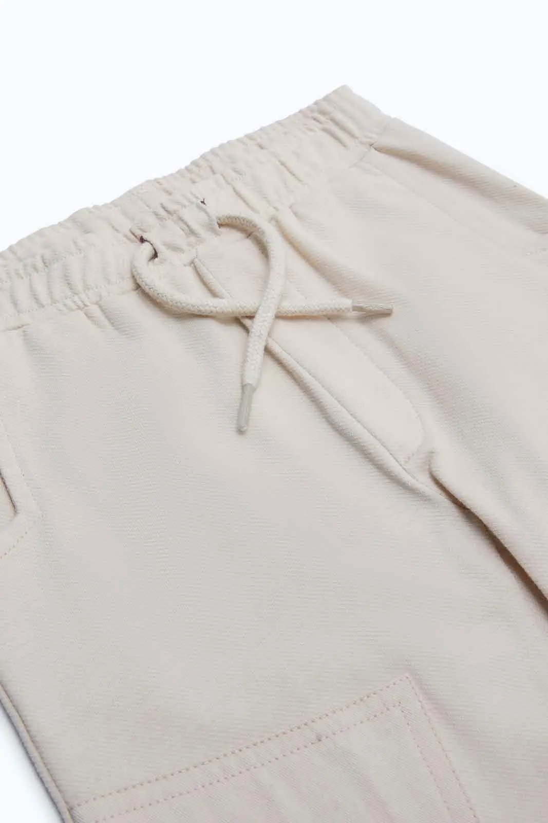 Boys Beige Pull-On Trouser