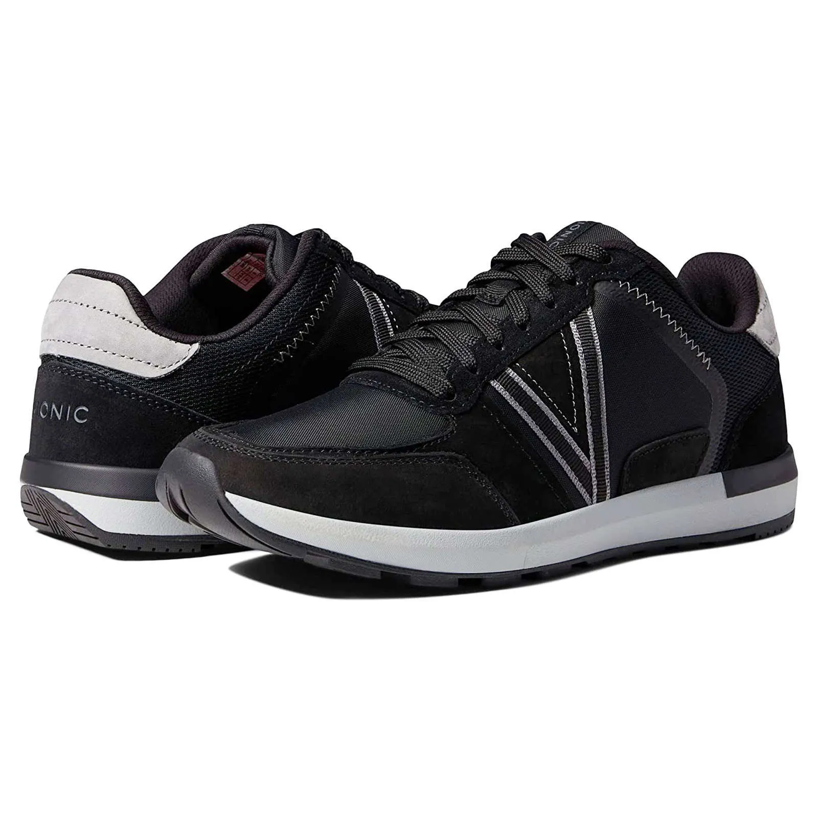 Bradey Leather Textile Men's Low Top Trainers