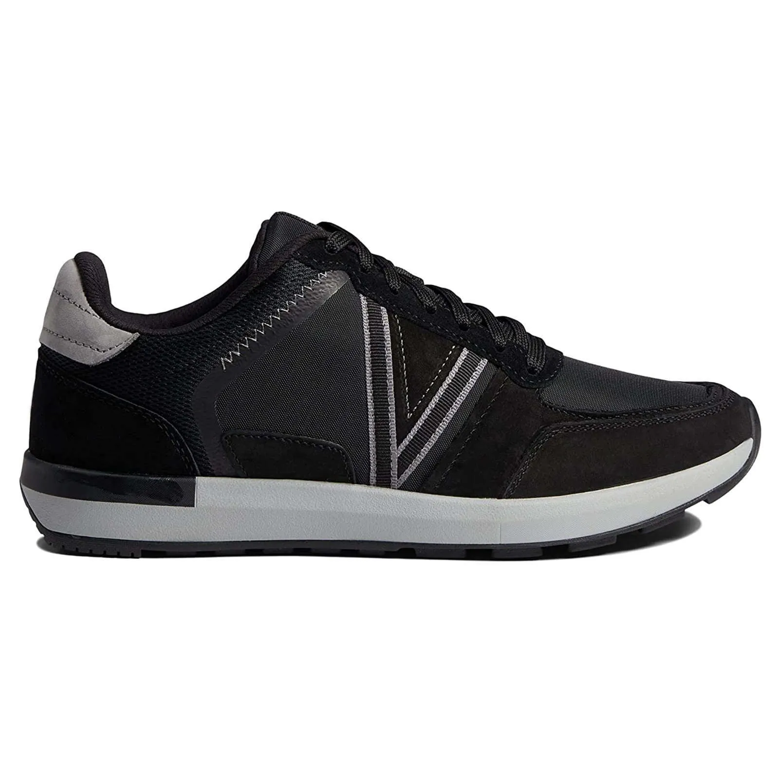 Bradey Leather Textile Men's Low Top Trainers