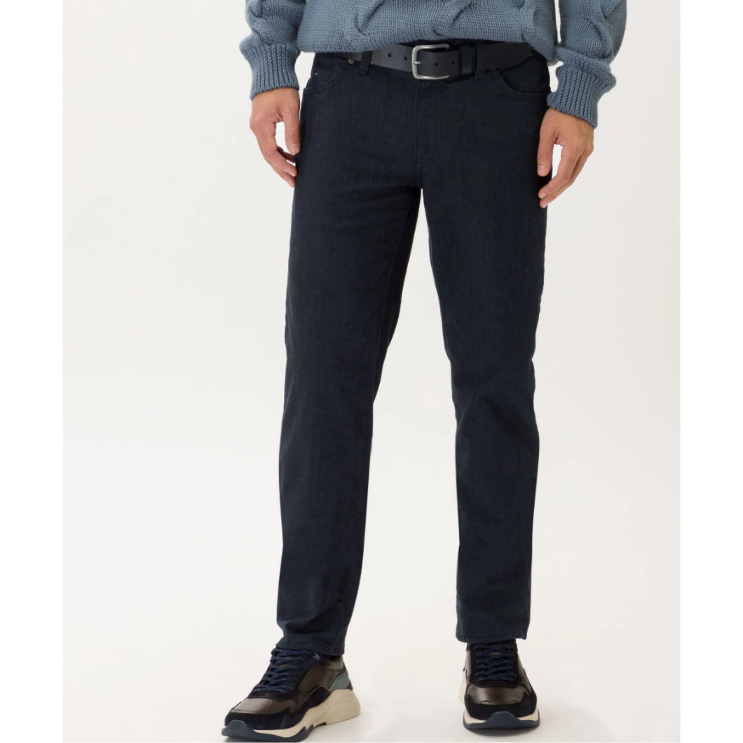 Brax Wool Look Jeans 89-1454 Cadiz - Navy