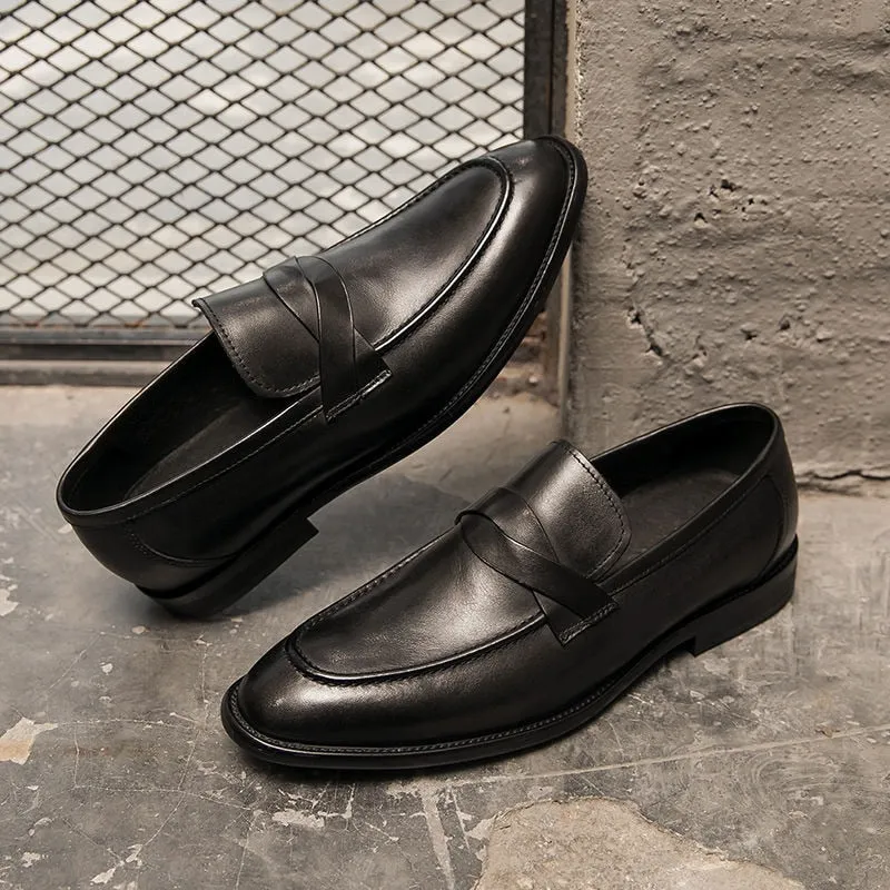 Breathable PU Leather Men Loafers