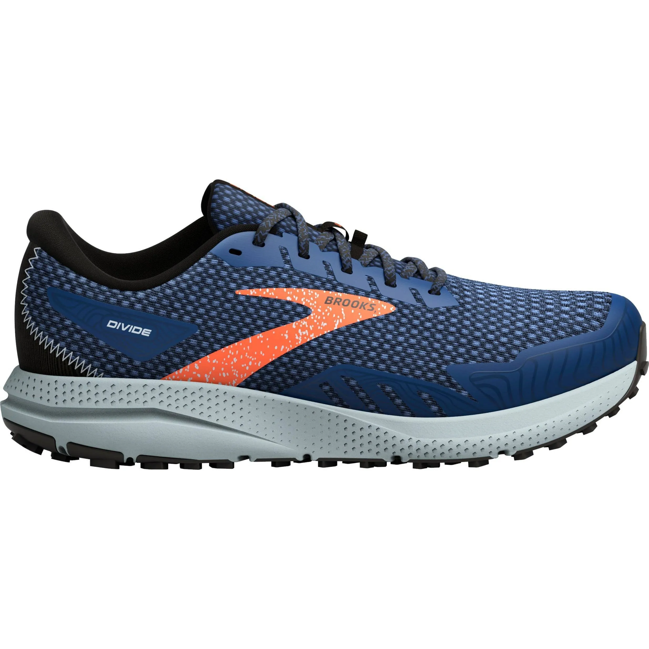 Brooks Divide 4 Mens Trail Running Shoes - Navy