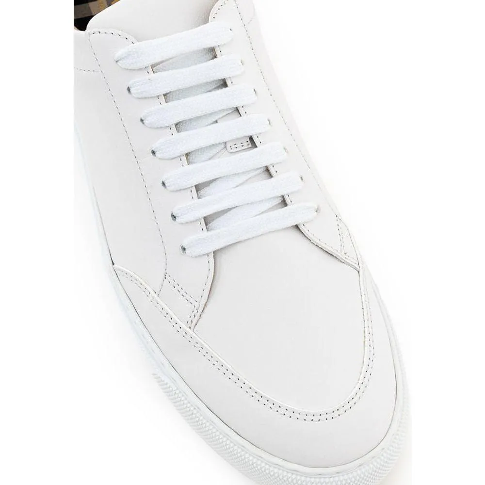 Burberry White Leather Sneaker