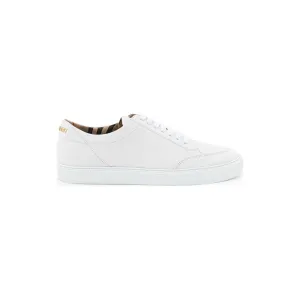 Burberry White Leather Sneaker