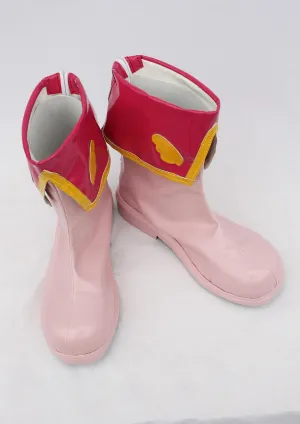 Card Captor Sakura Cosplay Shoes Boots Pink