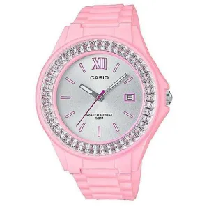 Casio LX-500H-4E4VDF Pink Resin Watch for Women