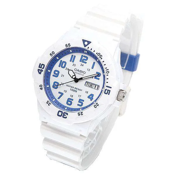 Casio MRW-200HC-7B2 White Resin Strap Watch for Men